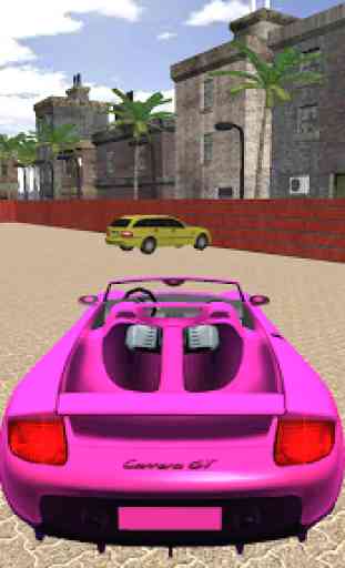 Girl Car Parking Game 3D 3