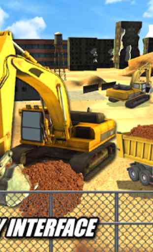Heavy Excavator Crane Sim 4