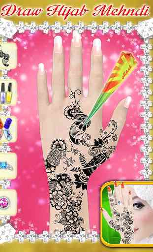 Hijab Hand Art - 3D Hand 1