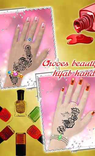 Hijab Hand Art - 3D Hand 2