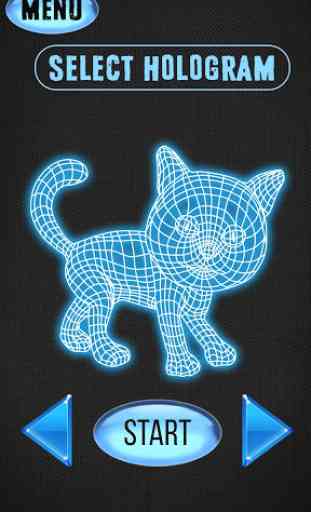 Hologram 3D Cat Prank 2