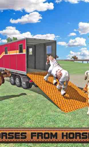 Horse Stunts Transporter Truck 1