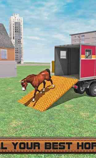 Horse Stunts Transporter Truck 4