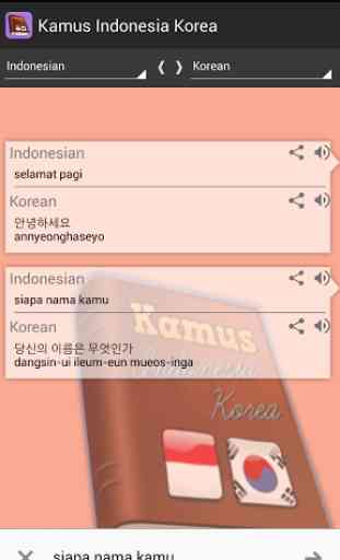 Indonesian Korea Dictionary 4