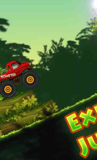 Jungle Monster Truck Kids Race 3