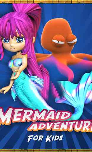 Mermaid Adventure for kids 3D 1