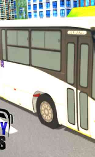 Modern City Tousrist Bus 3D 1