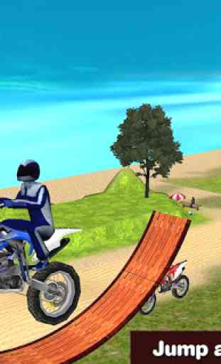 Motocross Beach Stunts 3D 3
