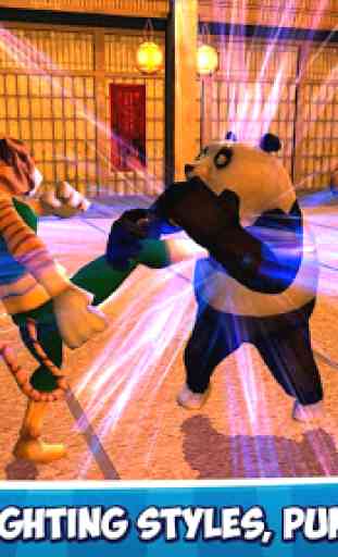 Ninja Panda Fighting 3D 2