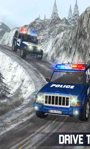 Offroad Police Jeep Hill Climb 2