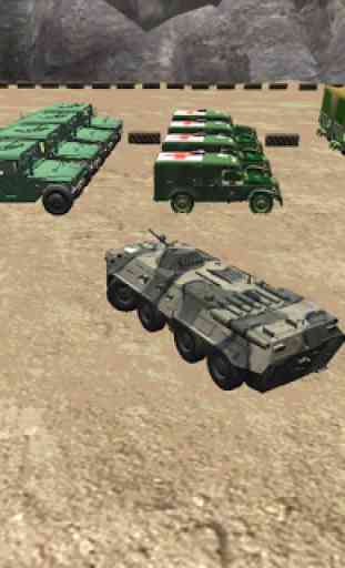 Parking 3D - Army parking war 3