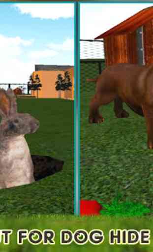Pet Rabbit Vs Dog Attack 3D 1