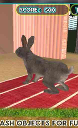 Pet Rabbit Vs Dog Attack 3D 2