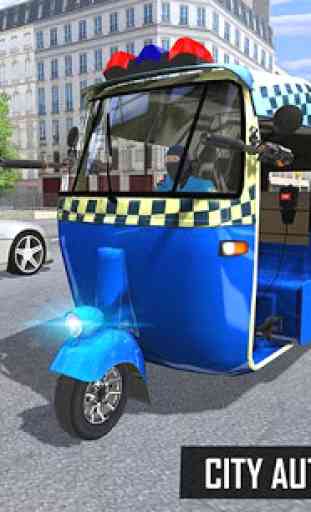 Police Tuk Tuk Auto Rickshaw 3