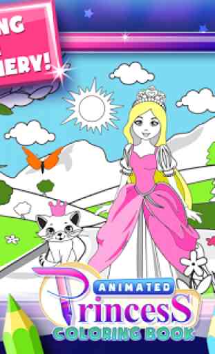 Princess: Kids Coloring Book 2