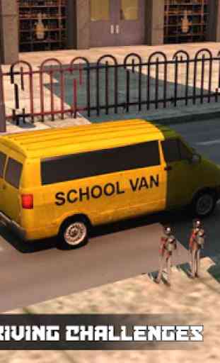 School Van Driver Simulator 3D 2