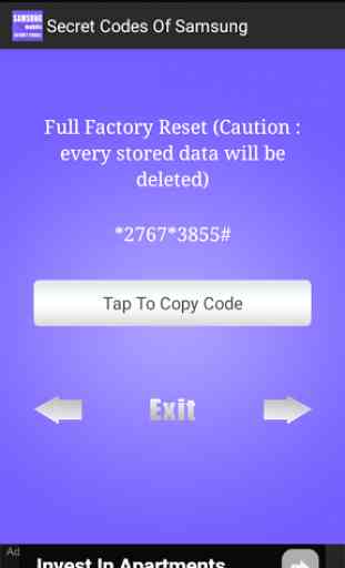 Secret Codes of Samsung 3