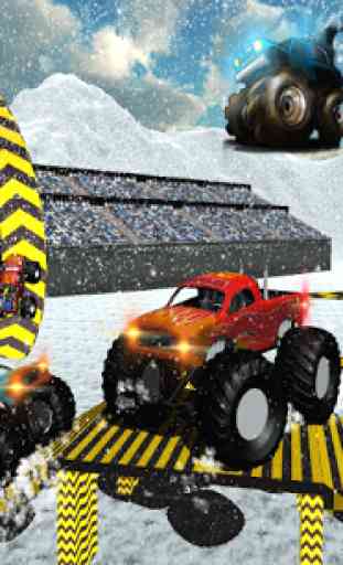 Snow 4x4 Monster Truck Stunt 1