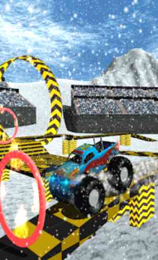 Snow 4x4 Monster Truck Stunt 3