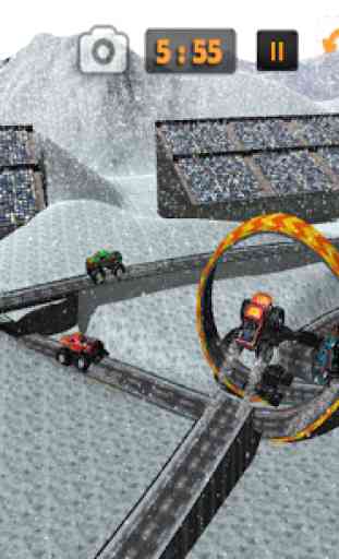 Snow 4x4 Monster Truck Stunt 4