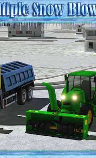 Snow Blower Truck Simulator 3D 4