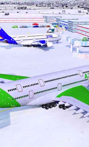 Snow Cargo Jet Landing 3D 2