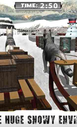 Snow Dog Sledding Simulator 3D 1