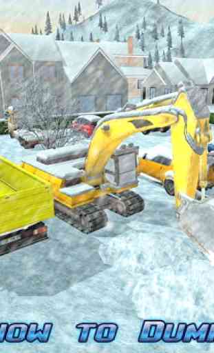 Snow Plow Rescue Excavator Sim 2
