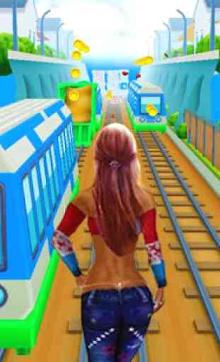 Subway Run Train Game 1