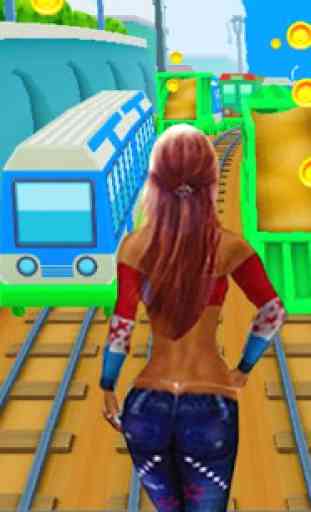Subway Run Train Game 2