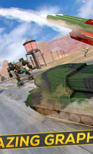 Tanks Fighting Robots Battle 2
