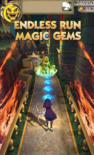 Temple Endless Run Magic Gems 2