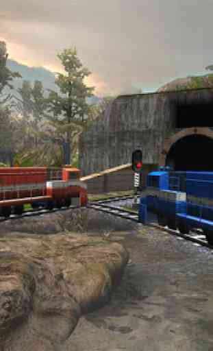 Train Racing Games 3D 2 Player 4