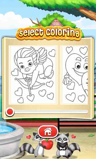 Valentines love coloring book 2