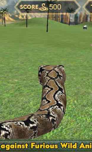 Wild Anaconda Snake Attack Sim 3