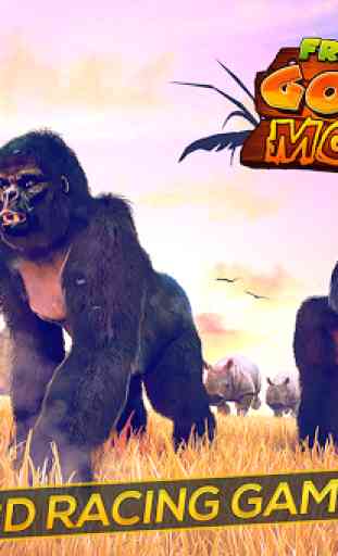 Wild Gorilla Monkey Run Game 1