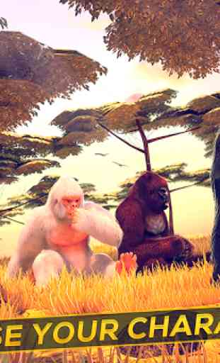 Wild Gorilla Monkey Run Game 4