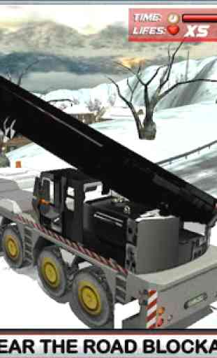 Winter Snow Plow Truck Driver 3