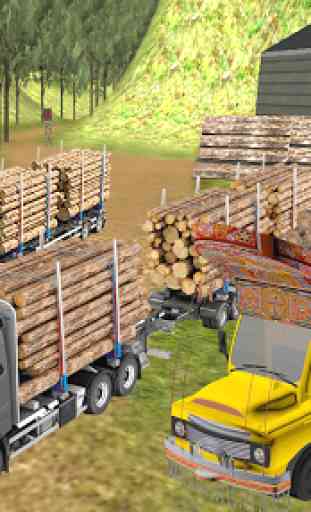 Wood Cargo Transporter 3D 3