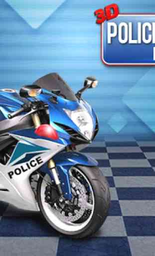 3D Police Motorcycle Race 2016 1