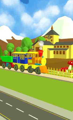 3D Toy Train Game For Kids 3