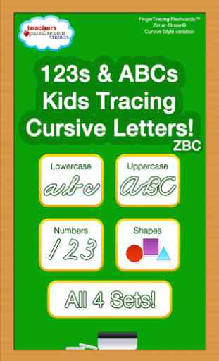 ABC Kids Cursive Writing ZBC 1