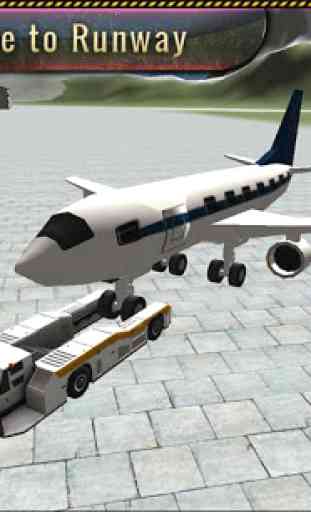 Airport Plane Ground Staff 3D 1