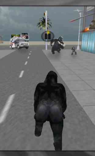 Angry Gorilla City Rampage 3D 3