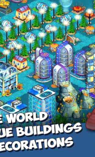 Aquapolis. Free city building! 3