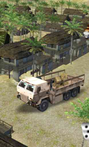 Army Cargo Truck Game 4*4 2