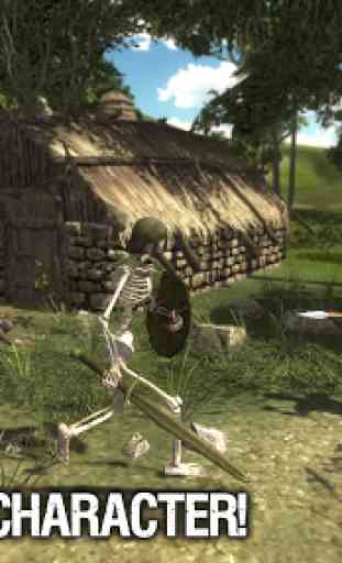 Awesome Skeleton Knight 3D 1