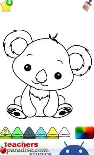 Baby Animals Coloring Book 2