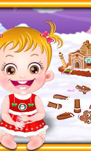 Baby Hazel Gingerbread House 4