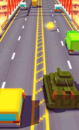 Blocky Highway: Traffic Racing 3